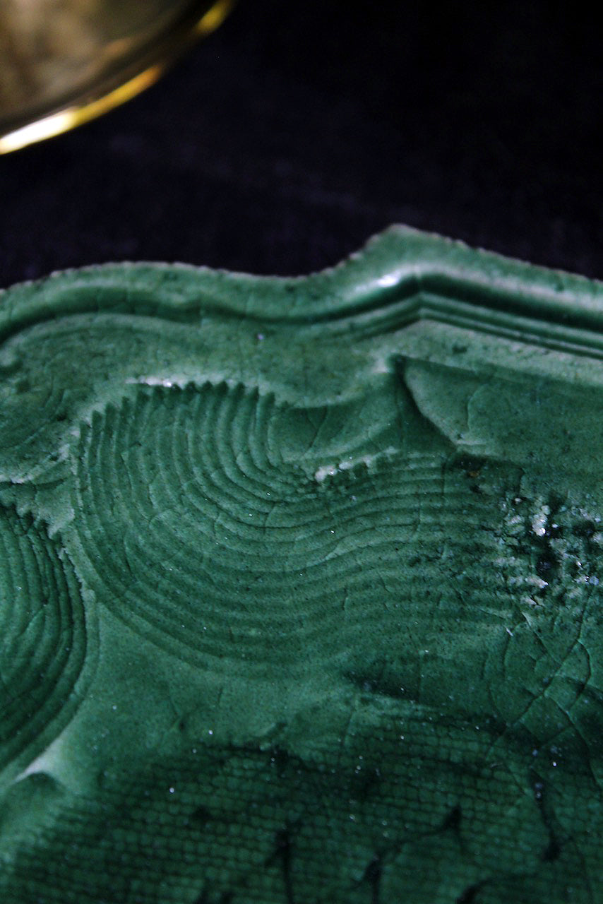 Jadeware Plates | Celadon Fish-scale