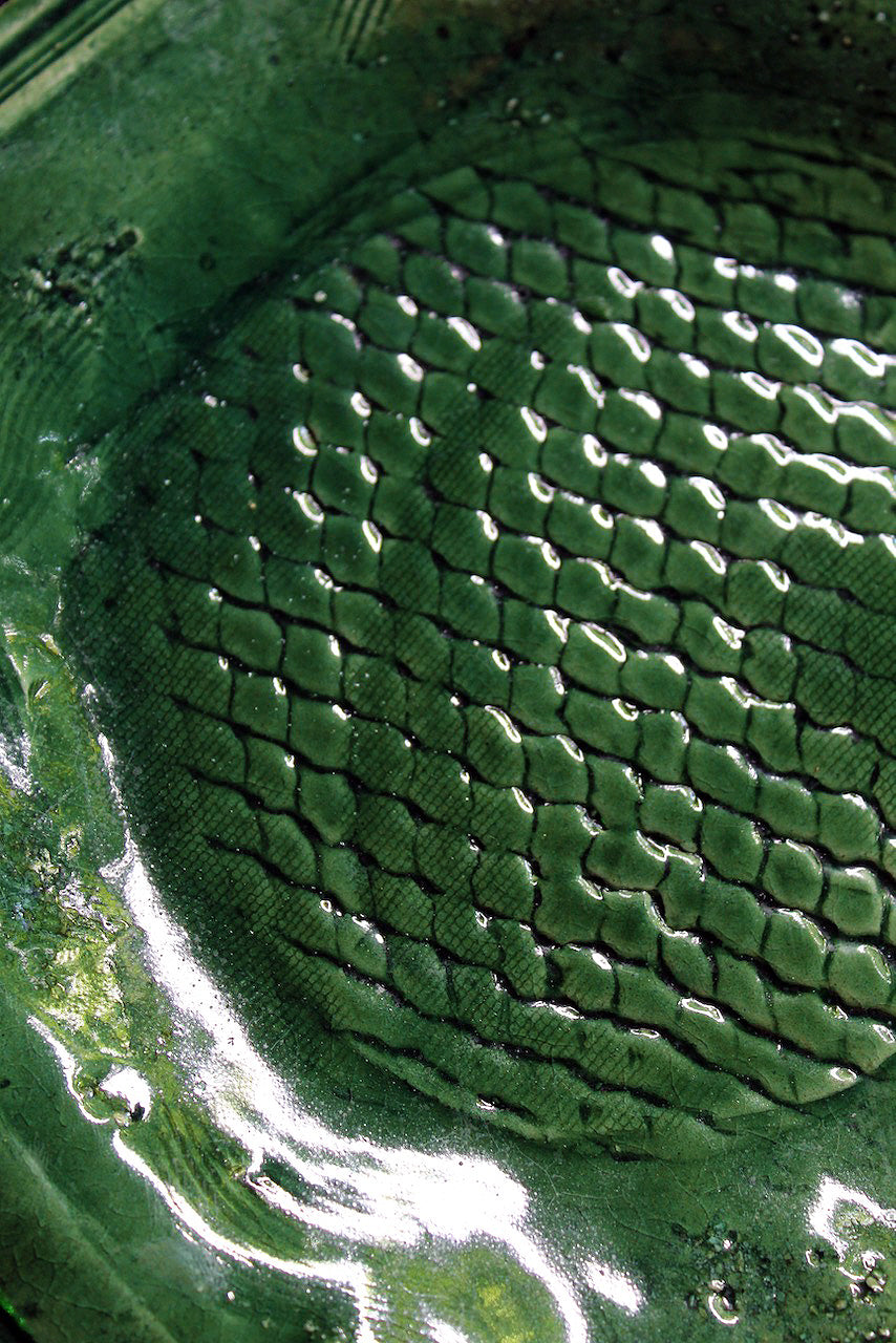 Jadeware Plates | Celadon Fish-scale