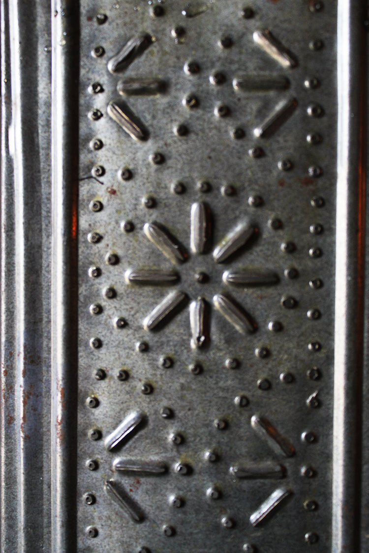 Perforated Tin Sconces