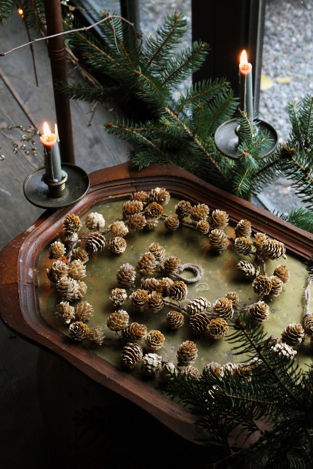LARIX CONE GARLAND