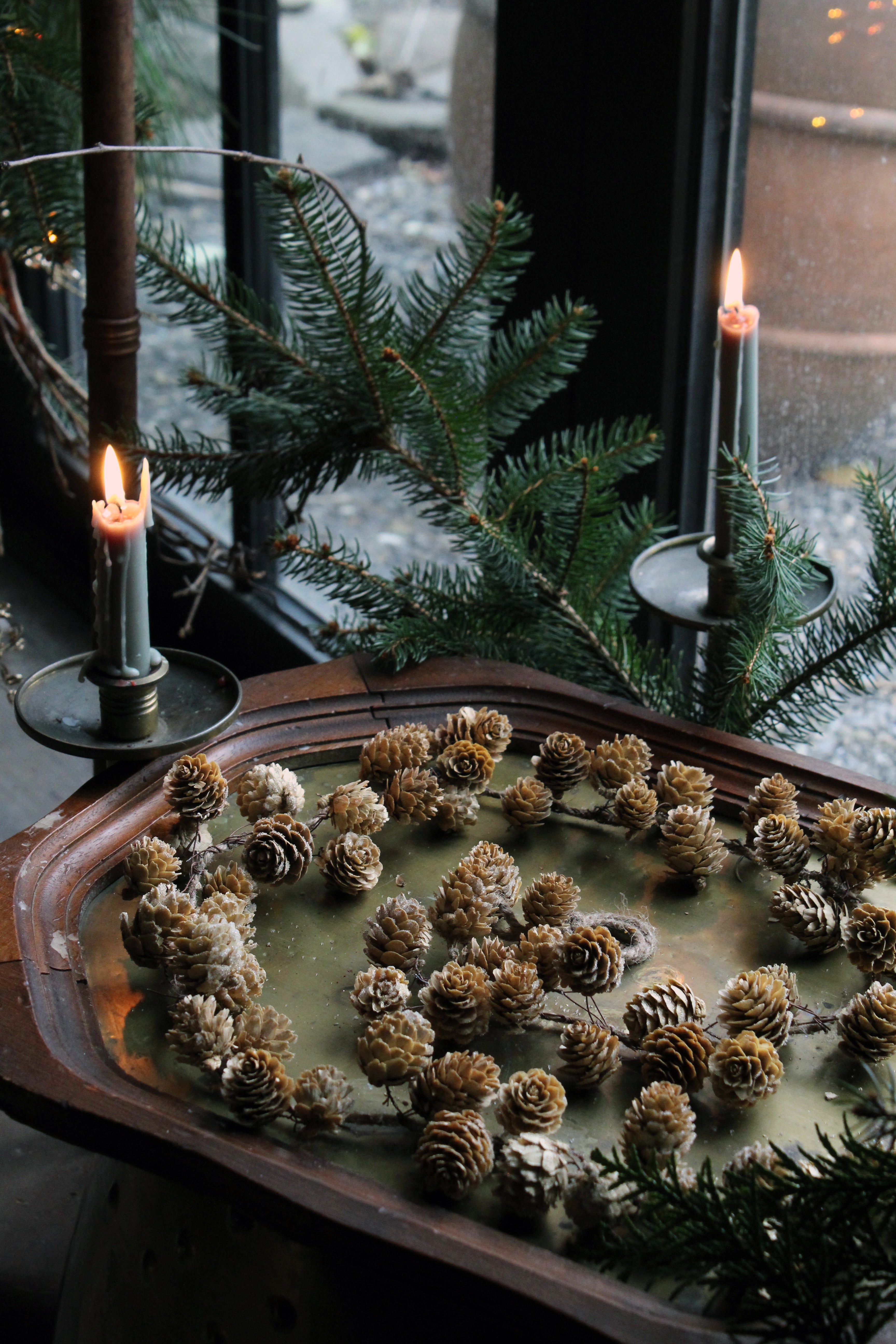 LARIX CONE GARLAND