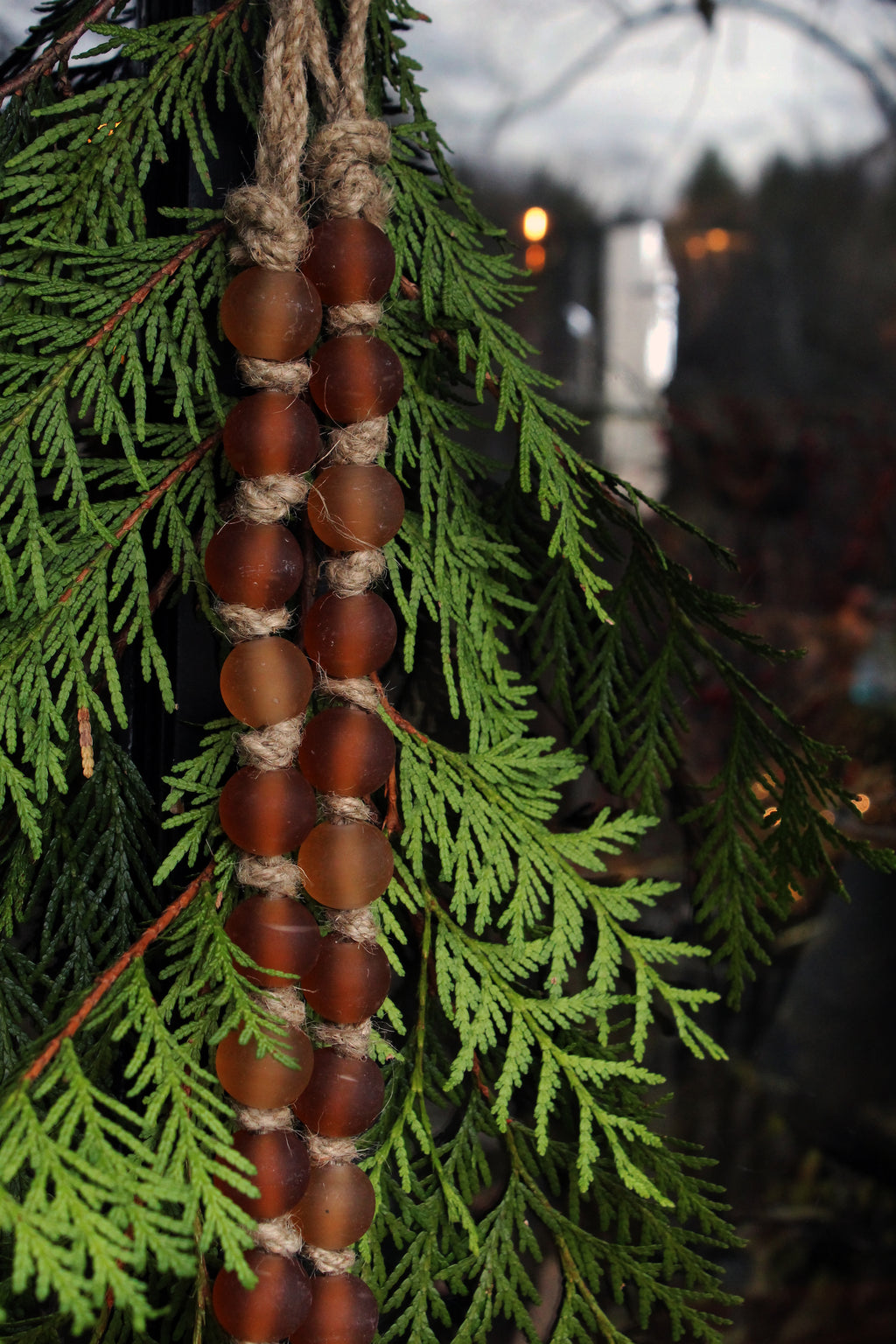 AMBER SPHERE GARLAND