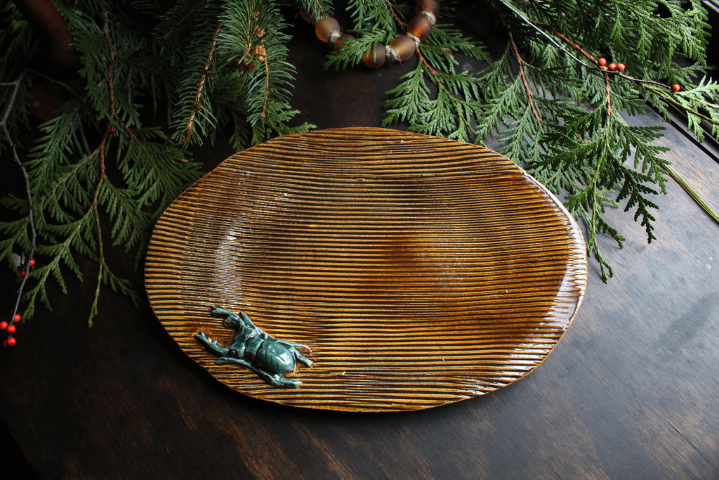 Jewel Beetle Platter 1
