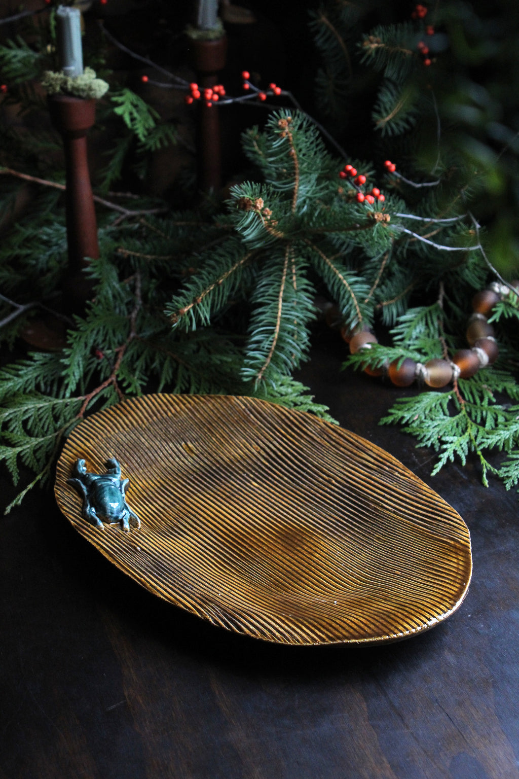 Jewel Beetle Platter 1