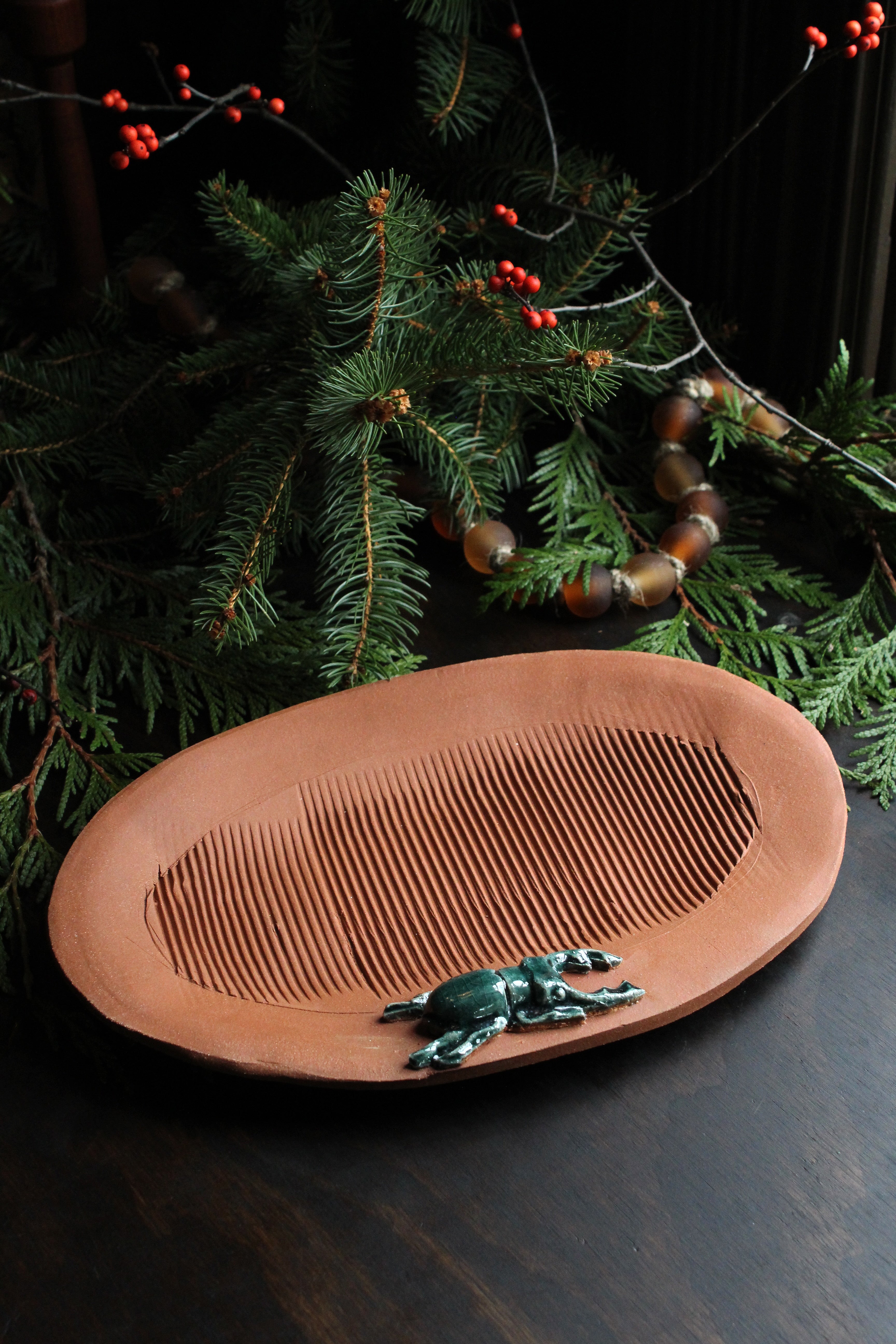 Jewel Beetle Platter 2