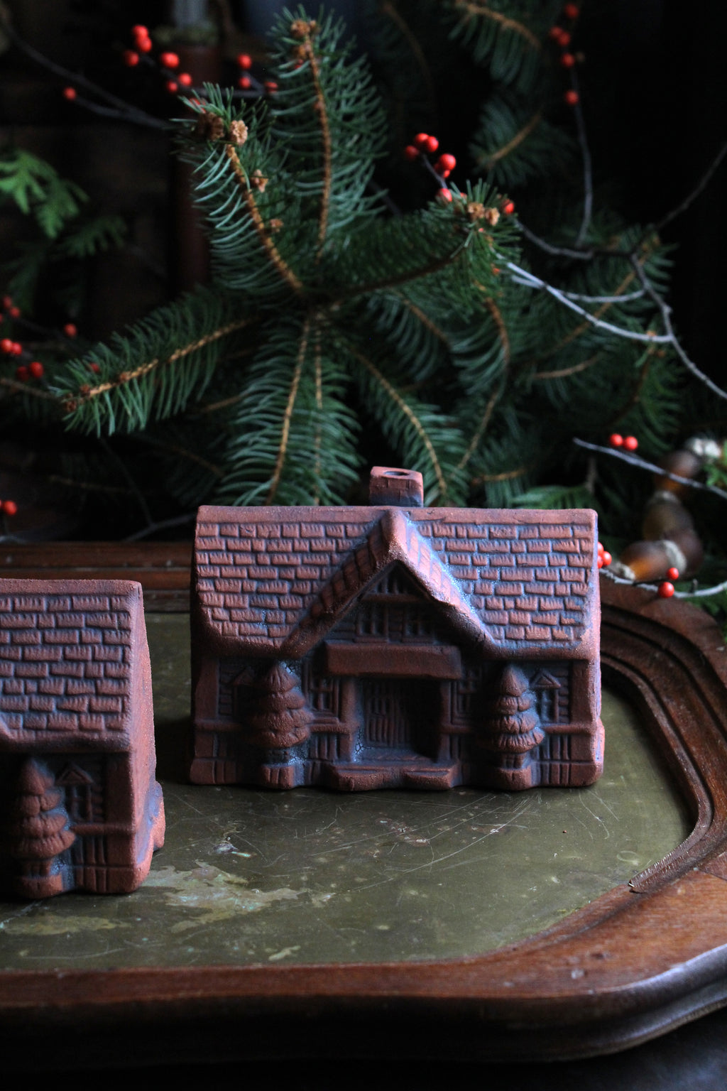 Log Cabin Incense Burner