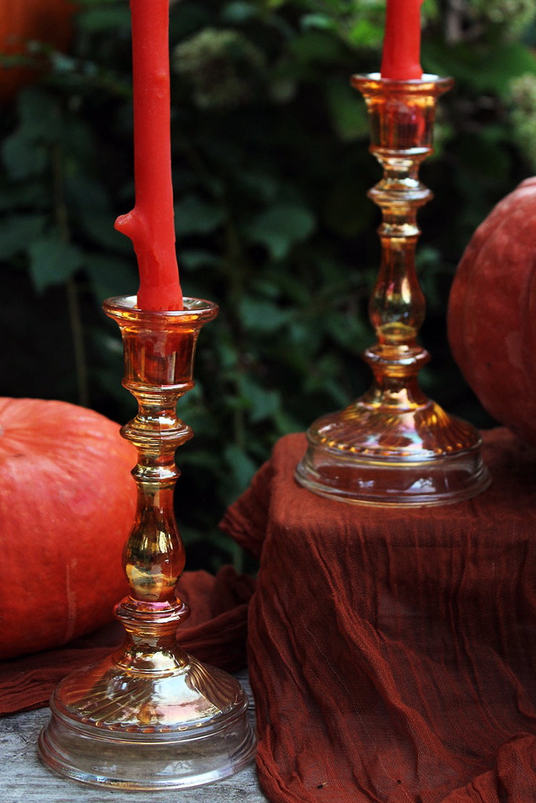 Iridescent Candle Sticks